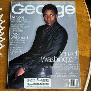 George Magazine with Denzel Washington January 2000